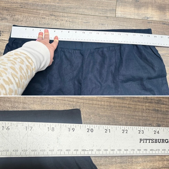 J. Jill Deep Blue Linen Pants Wide Leg Women's Side XL
NWT - Picture 8 of 8